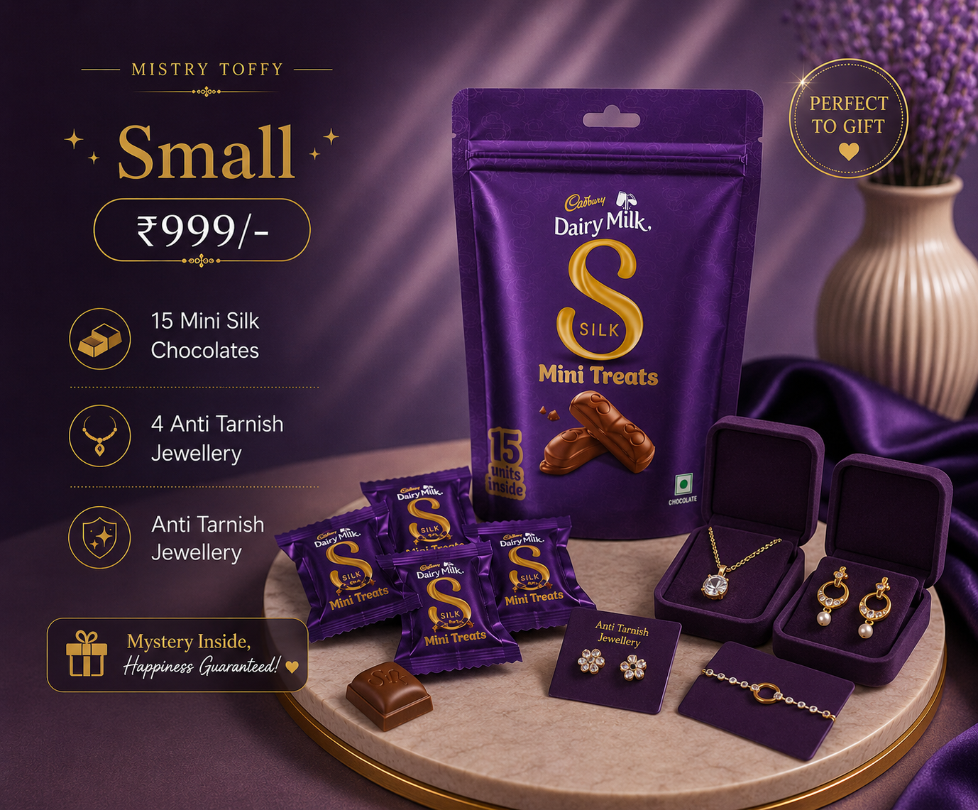 Jewellery mystery chocolates