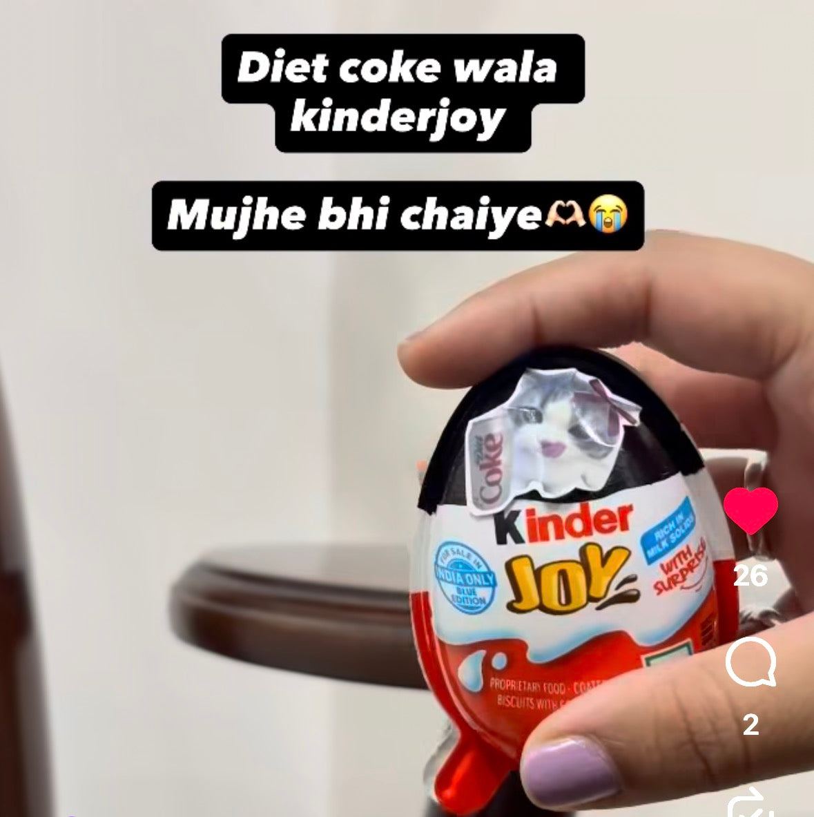 Diet coke kinderjoy