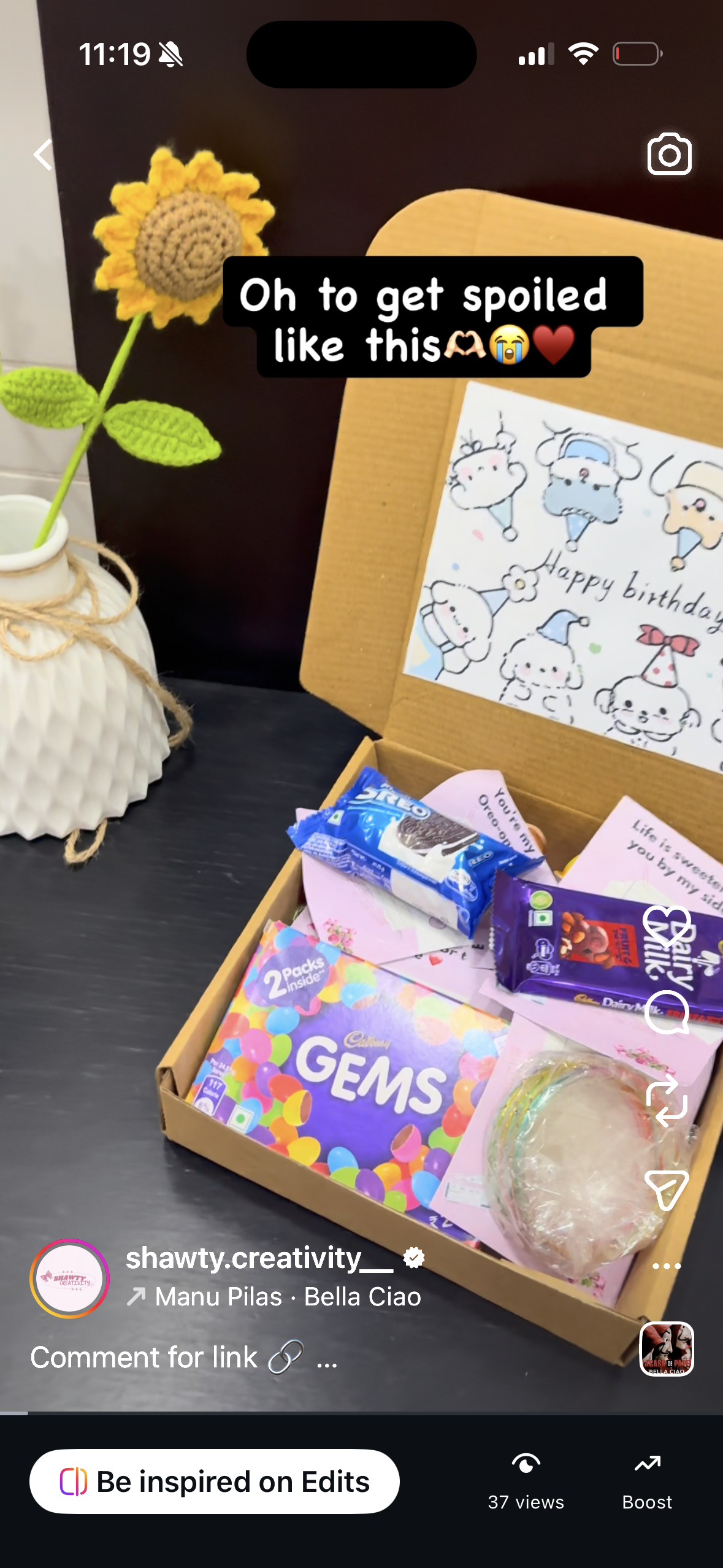 Birthday hamper