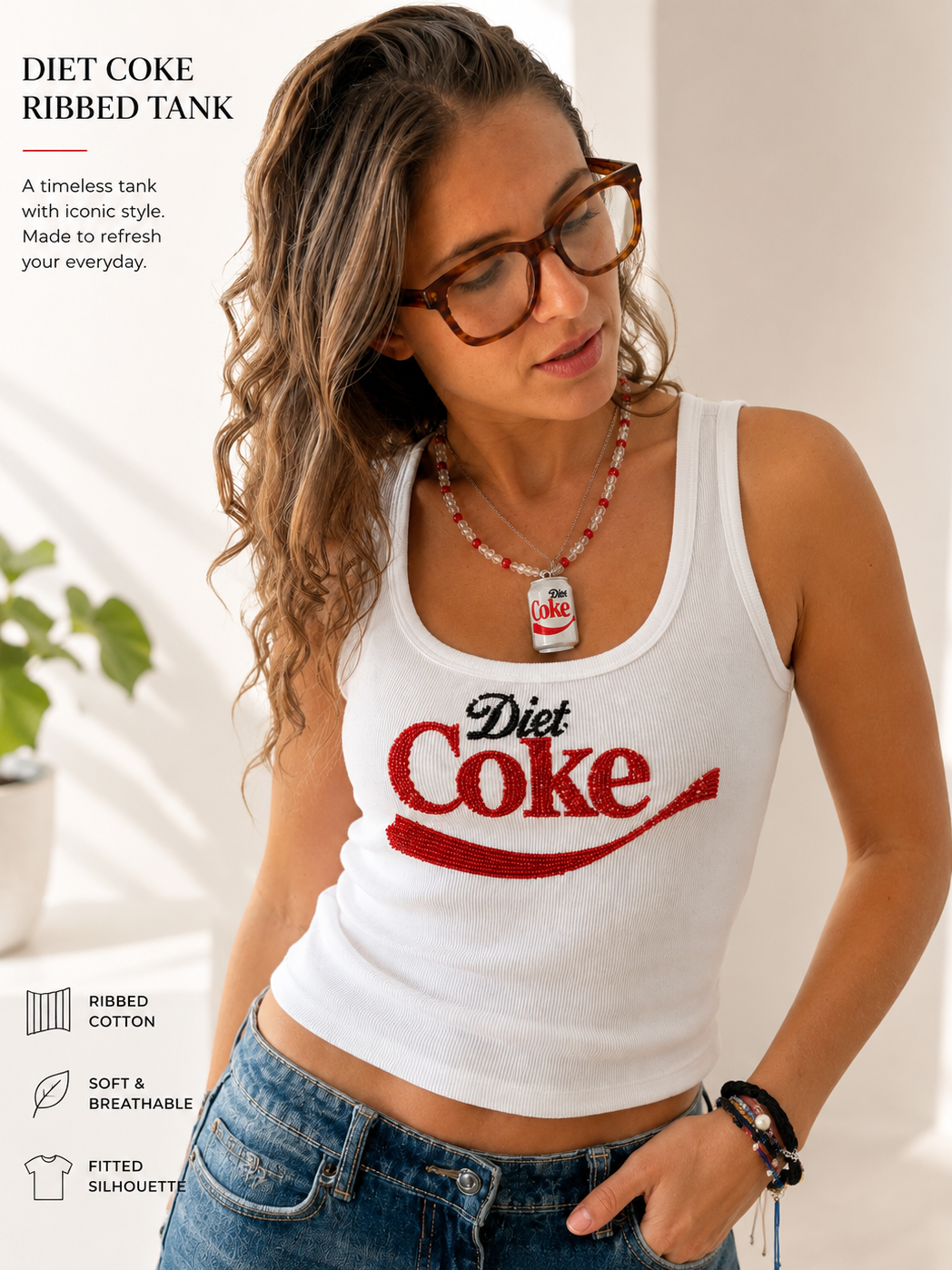 Diet coke tank top