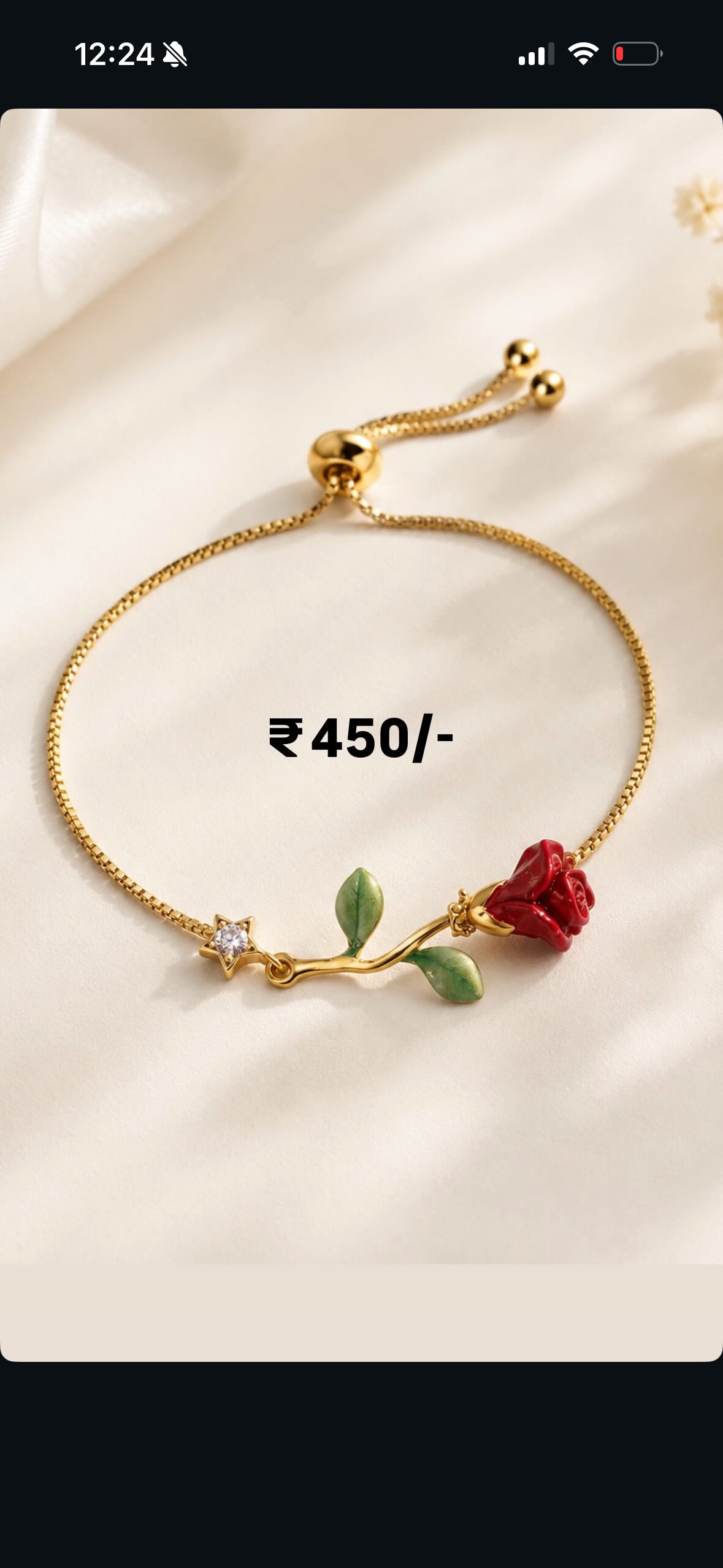 Rose bracelet
