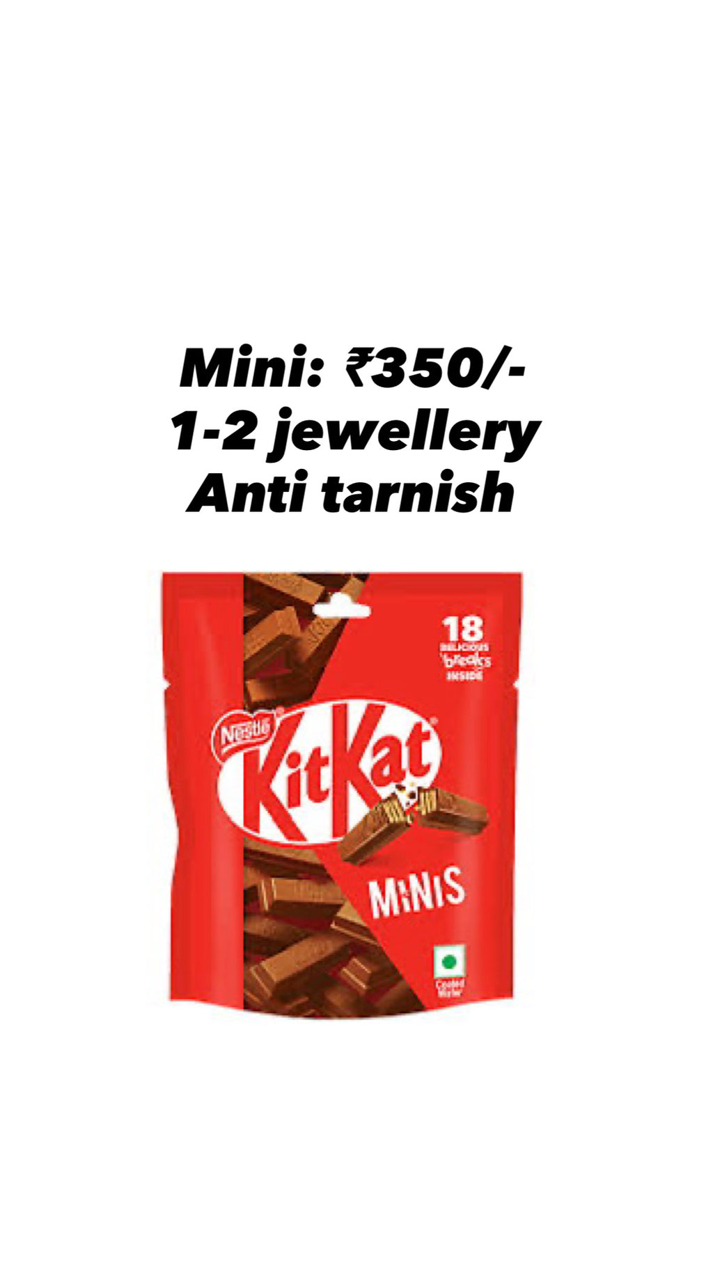 Mystery kitkat jewellery
